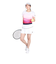 フィラ（FILA）テニスウェア レディース 波間パネルプリント バックホールメッシュ クルーネックTシャツ VL2832-19 速乾