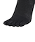 クー（Coo.）マルチノンパイル 5本指ソックス 3足組 23 24S895Q3OK0015BLK