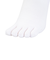 クー（Coo.）マルチノンパイル 5本指ソックス 3足組 23 24S895Q3OK0015WHT