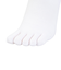 クー（Coo.）マルチノンパイル 5本指ソックス 3足組 23 24S895Q3OK0015WHT