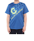 ジュニア ドライプラス プリントメッシュTシャツ CT4S0065-TR865-GRES BLU