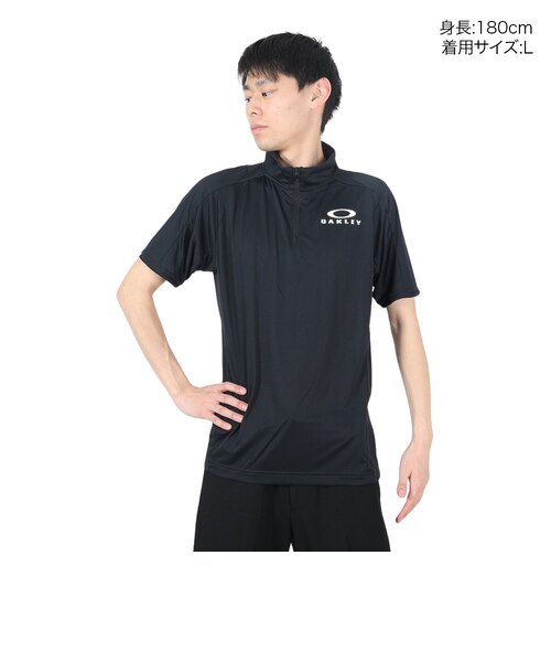 オークリー（OAKLEY）吸汗速乾 半袖Tシャツ Enhance 半袖モック 14.0
