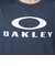 オークリー（OAKLEY）Enhance Qdevo 半袖Tシャツ ネイビー O Bark 3.0 FOA406333-6FB 吸汗速乾 接触冷感 紫外線防止…