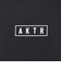アクター（AKTR）バスケットボールウェア 1-PT AKTR LOGO スリーブレス Tシャツ 124-004005 BK