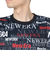 ニューエラ（NEW ERA）半袖 テックTシャツ Text All Over 14121963