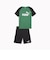 プーマ（PUMA）ボーイズ ポリ 半袖Tシャツ & ショーツセット 849634 86 GRN