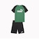 プーマ（PUMA）ボーイズ ポリ 半袖Tシャツ & ショーツセット 849634 86 GRN