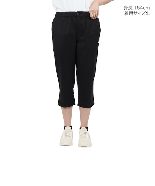 プーマ（PUMA）PCPC ウーブン 3/4 パンツ 680715 01 BLK｜スーパー