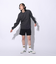 アディダス（adidas）スリーストライプス WASH ロングスリーブTシャツ KUE34-IT0890 ロンT 長袖 ヘビーウェイト ルーズフィット