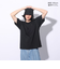 アディダス（adidas）スリーストライプス Tシャツ 半袖 KUE35-IT0891 黒 ブラック ヘビーウェイト ルーズフィット