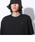 アディダス（adidas）スリーストライプス Tシャツ 半袖 KUE35-IT0891 黒 ブラック ヘビーウェイト ルーズフィット