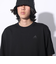 アディダス（adidas）スリーストライプス Tシャツ 半袖 KUE35-IT0891 黒 ブラック ヘビーウェイト ルーズフィット