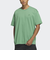 アディダス（adidas）スリーストライプス Tシャツ 半袖 KUE35-IT0892 グリーン ヘビーウェイト ルーズフィット