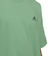 アディダス（adidas）スリーストライプス Tシャツ 半袖 KUE35-IT0892 グリーン ヘビーウェイト ルーズフィット