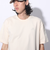 アディダス（adidas）スリーストライプス Tシャツ 半袖 KUE35-IT0893 白 ヘビーウェイト ルーズフィット