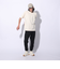 アディダス（adidas）スリーストライプス Tシャツ 半袖 KUE35-IT0893 白 ヘビーウェイト ルーズフィット