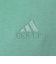 アディダス（adidas）スリーストライプス スウェット半袖シャツ KUE37-IT0898 グリーン ヘビーウェイト ルーズフィット