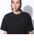 アディダス（adidas）スリーストライプス Tシャツ 半袖 KUE43-IT0913 黒 ブラック ヘビーウェイト ルーズフィット