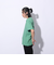 アディダス（adidas）スリーストライプス Tシャツ 半袖 KUE43-IT0914 グリーン ヘビーウェイト ルーズフィット