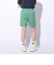 アディダス（adidas）スリーストライプス スウェットショーツ KUE44-JE0945 グリーン ショートパンツ 短パン