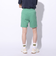 アディダス（adidas）スリーストライプス スウェットショーツ KUE44-JE0945 グリーン ショートパンツ 短パン