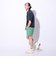 アディダス（adidas）スリーストライプス スウェットショーツ KUE44-JE0945 グリーン ショートパンツ 短パン