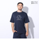 ドライプラスクール シャインブロック メッシュ 半袖Tシャツ CT4S0027-TR863-GRES NVY