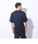 ドライプラスクール シャインブロック メッシュ 半袖Tシャツ CT4S0027-TR863-GRES NVY