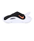 ナイキ（NIKE）ジュニア サンダル アクア スウッシュ ブラック ホワイト FV6363-001 日常履 タウン レジャー プール 耐久性 クッション性