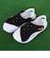 ナイキ（NIKE）ジュニア サンダル アクア スウッシュ ブラック ホワイト FV6363-001 日常履 タウン レジャー プール 耐久性 クッション性