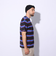 エクストララージ（XLARGE）XL91 ストライプ ショートスリーブ Tシャツ 101241011013-BLUE