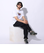 エクストララージ（XLARGE）ペイント ロゴ ショートスリーブ Tシャツ 101241011020-WHITE