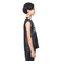 ジュニア YA ドライプラスクール シャインブロック メッシュ ノースリーブ CT4S0063-TR865-GRSD BLK