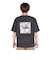 ルーカ（RVCA）tシャツ 半袖 グレー THRASHED BOX 半袖Tシャツ BE041224 PTK