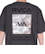 ルーカ（RVCA）tシャツ 半袖 グレー THRASHED BOX 半袖Tシャツ BE041224 PTK