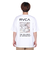 ルーカ（RVCA）tシャツ 半袖 ホワイト THRASHED BOX 半袖Tシャツ BE041224 WHT