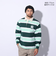 エクストララージ（XLARGE）EMBLEM STRIPED RUGBY シャツ 101241013001-GREEN