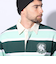 エクストララージ（XLARGE）EMBLEM STRIPED RUGBY シャツ 101241013001-GREEN