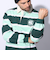 エクストララージ（XLARGE）EMBLEM STRIPED RUGBY シャツ 101241013001-GREEN