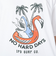 NO HARD DAYS 半袖Tシャツ IPDSSNB-711-WHT