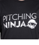 PITCHING NINJA（PITCHING NINJA ）野球ウェア WORD 半袖Tシャツ OT0124SS0003-BLK