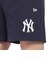 ニューエラ（NEW ERA）ヘビーウェイト コットン ショートパンツ MLB Apparel ニューヨーク･ヤンキース NVY 14122017