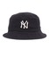 ニューエラ（NEW ERA）帽子 バケット01 ハット ニューヨーク・ヤンキース クーパーズタウン ネイビー 14109578