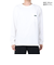 ベントロングスリーブTシャツ 792-4130003 WHITE