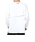 ベントロングスリーブTシャツ 792-4130003 WHITE