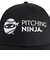 PITCHING NINJA（PITCHING NINJA ）野球 帽子 WARD キャップ OT1324SS0002-BLK