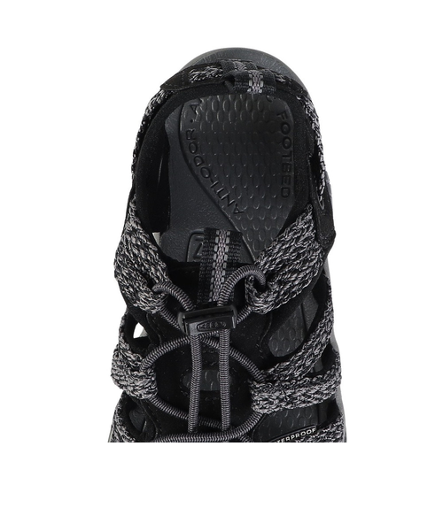 キーン（KEEN）サンダル ウィスパー ブラック 1028815 シャワー