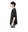 襟ライン ロゴ刺繍 半袖Tシャツ BU2345805:19:BLACK