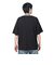 襟ライン ロゴ刺繍 半袖Tシャツ BU2345805:19:BLACK