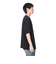襟ライン ロゴ刺繍 半袖Tシャツ BU2345805:19:BLACK